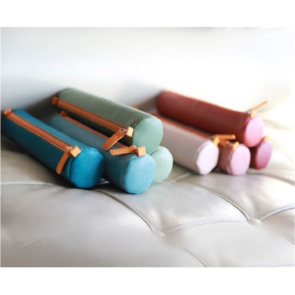 Clairefontaine Rhodiarama hengeres műbőr tolltartó 215x5cm narancsvörös (P0016-0758)