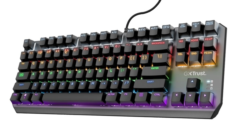 Trust GXT 834 CALLAZ US Gaming billentyűzet 