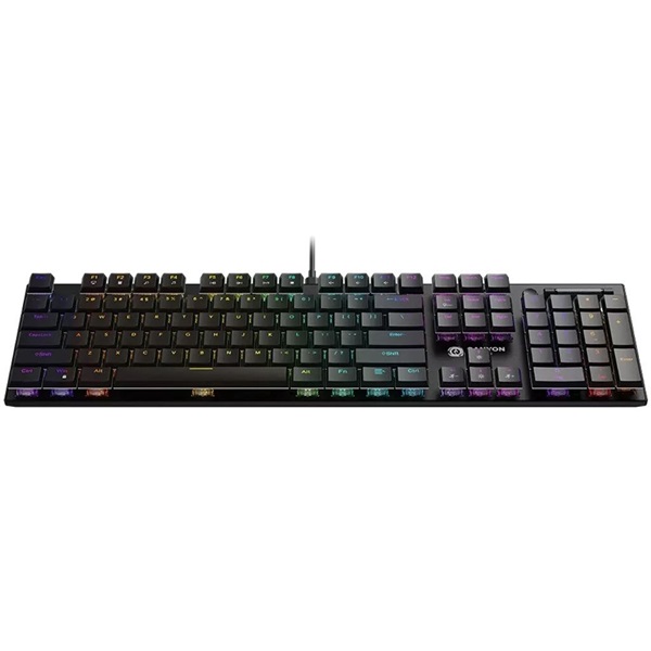 Canyon GK-55 HU Cometstrike US fekete vezetékes mechanikus billentyűzet Canyon GK-55 HU Cometstrike US fekete vezetékes mechanikus billentyűzet
