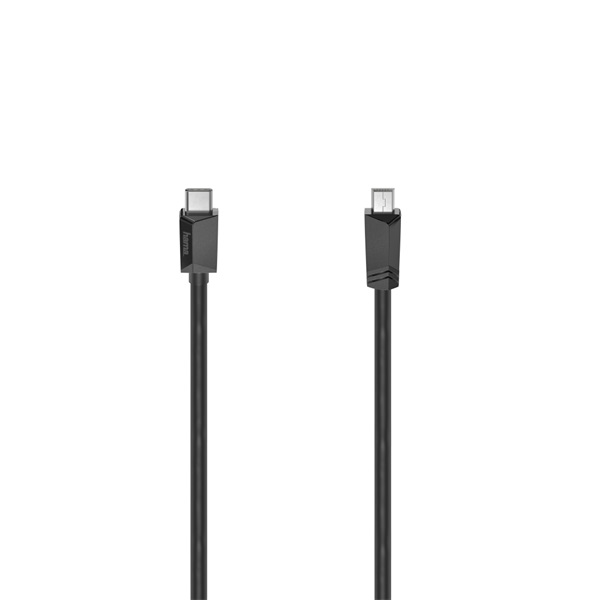 HAMA 200643 FIC USB Type-C - mini USB 0,75m adatkábel HAMA 200643 FIC USB Type-C - mini USB 0,75m adatkábel