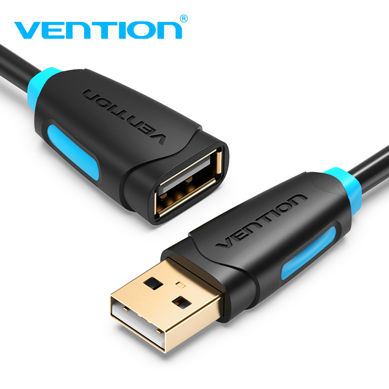Vention USB-A 2.0/M -> USB-A 2.0/F 3m  hossz  PVC kábel
