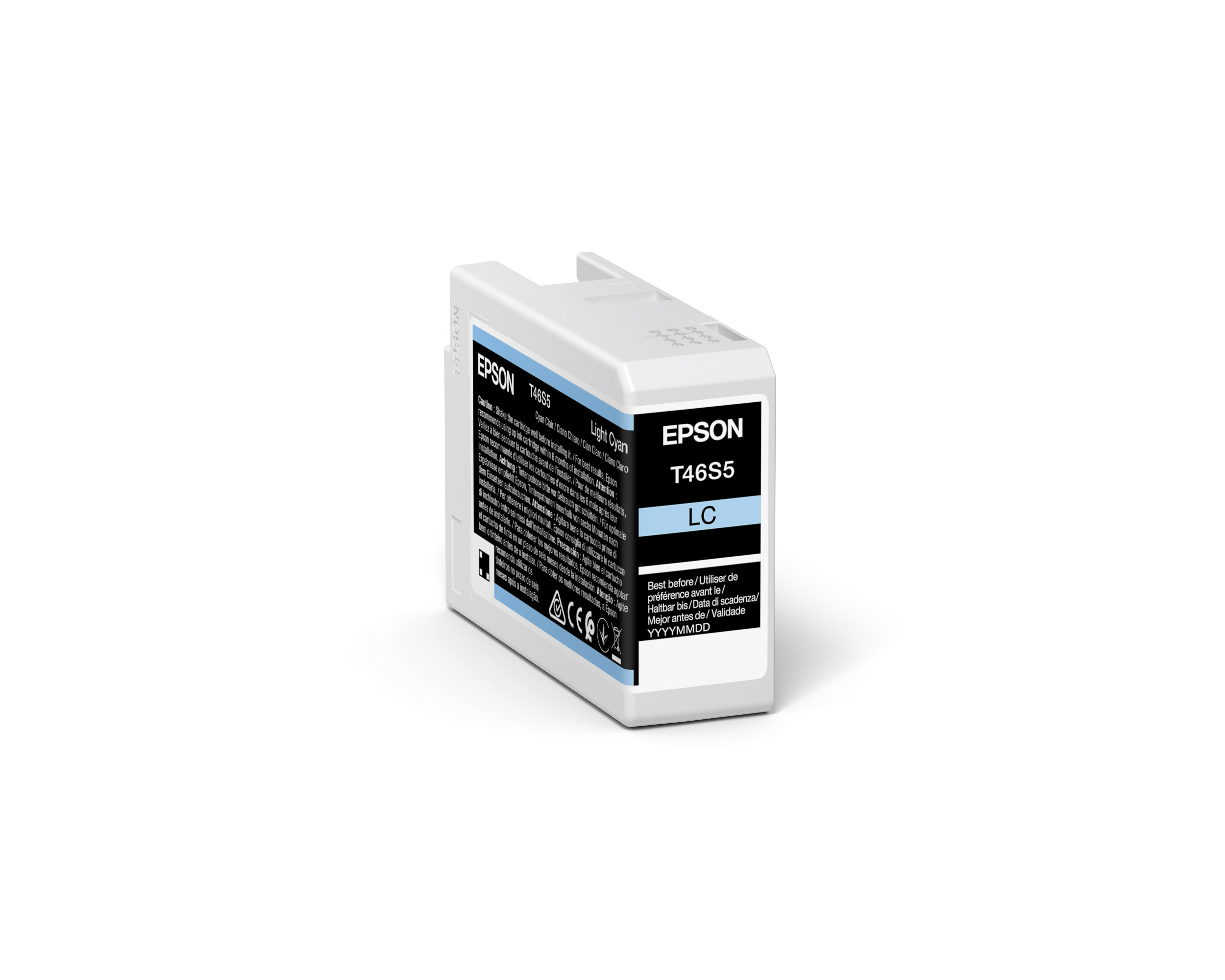 Epson T46S5 Tintapatron Világos cián 25ml Eredeti Epson T46S5 Tintapatron Világos cián 25ml Eredeti