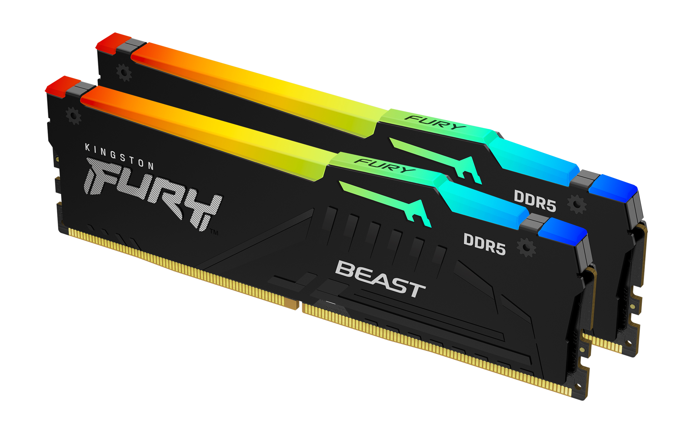KINGSTON FURY DDR5 64GB 5600MT/s CL36 DIMM (Kit of 2) Beast RGB Memória 