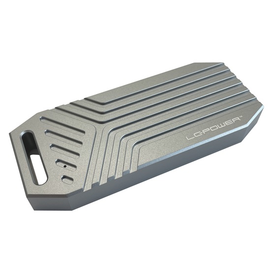  LC Power LC-M2-C-USB4 USB 4 3x2 Type C M.2 NVMe SSD Külső ház
