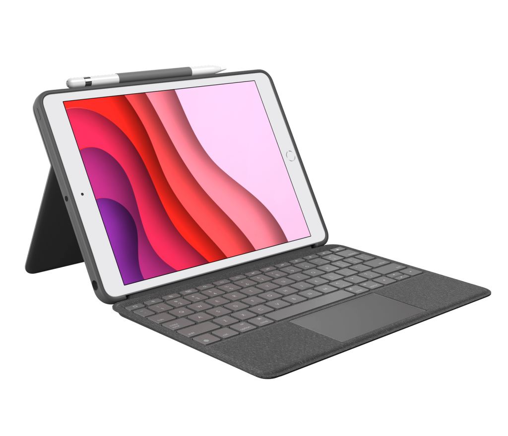 Logitech Combo Touch iPad 7. és 8. gen tok + angol UK billentyűzet szürke (920-009629) Logitech Combo Touch iPad 7. és 8. gen tok + angol UK billentyűzet szürke (920-009629)
