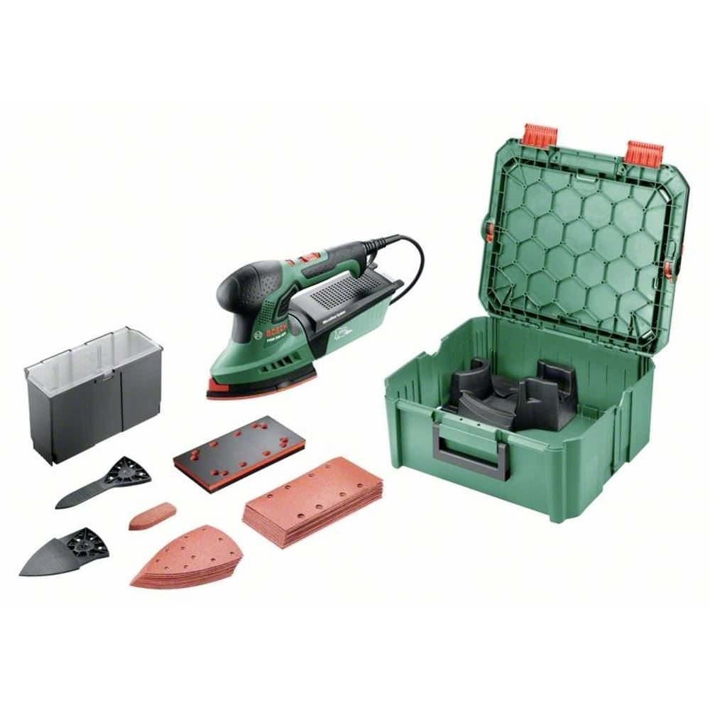 Bosch Home and GardenMultifunkciós csiszoló 200 W táskával Bosch Home and GardenMultifunkciós csiszoló 200 W táskával