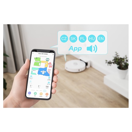 Sencor SRV 9350WH robotporszívó