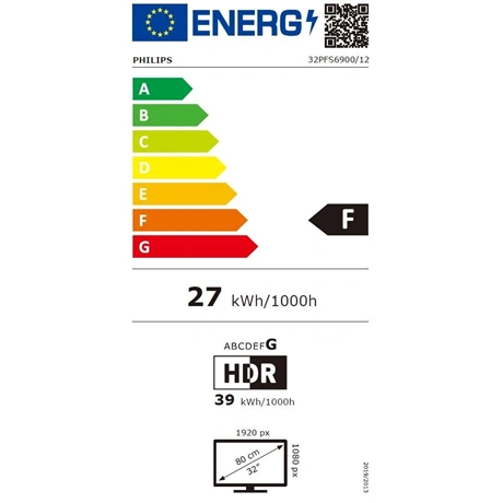Philips 32PFS6900/12 32" FULL HD AMBILIGHT  SMART LED Televízió