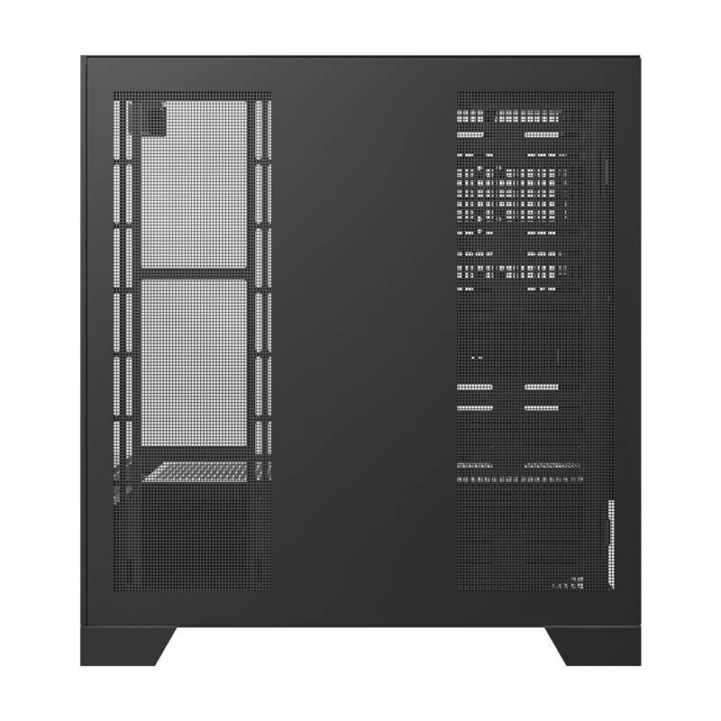 Darkflash DY450 PRO számítógépház + 1 ventilátor Fekete 