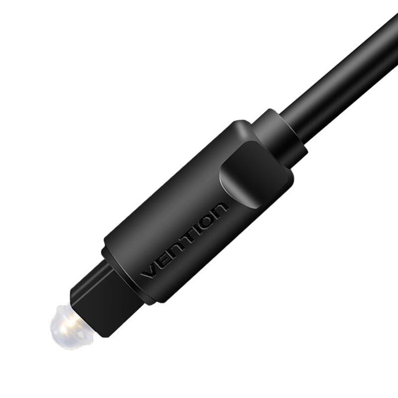 Optical Audio Cable 1.5m Vention BAEBG Black Optical Audio Cable 1.5m Vention BAEBG Black