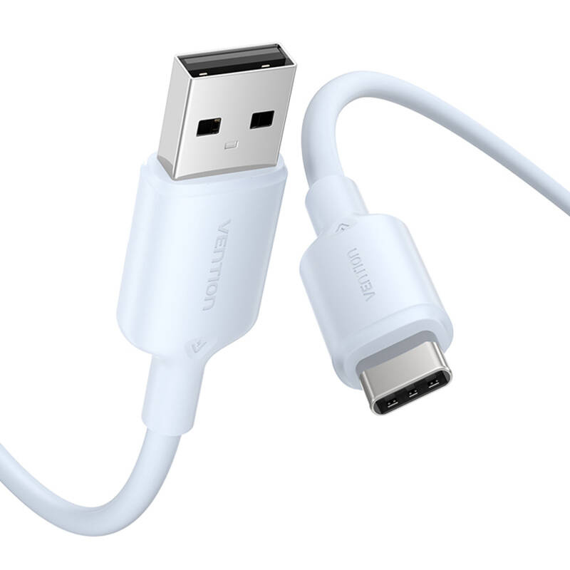 USB 2.0 A - USB-C 3A kábel Vention CTQLF 1M (kék) USB 2.0 A - USB-C 3A kábel Vention CTQLF 1M (kék)