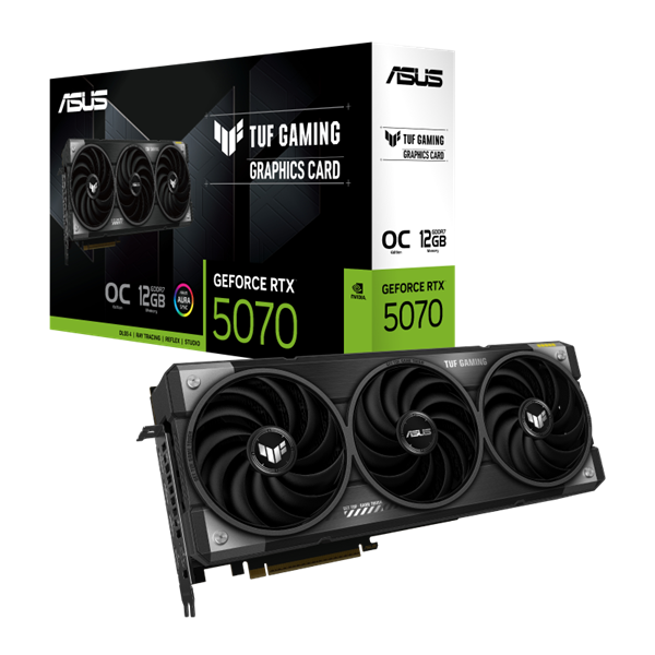 Asus nVidia TUF-RTX5070-O12G-GAMING 12288MB  GDDR7 192bit 2xHDMI  3xDP Videokártya  