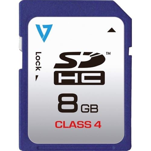 8GB SDHC memória kártya V7 CL4 (VASDH8GCL4R-2E)