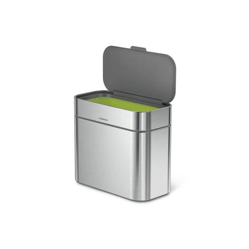 SimpleHuman CW1645 4literes konyhai komposzt és zöldhulladék szemetes rozsdamentes SimpleHuman CW1645 4literes konyhai komposzt és zöldhulladék szemetes rozsdamentes
