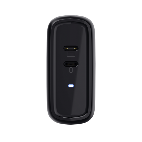 Trust 25380 Maxo 65W 2P USB-C fekete töltő adapter Trust 25380 Maxo 65W 2P USB-C fekete töltő adapter