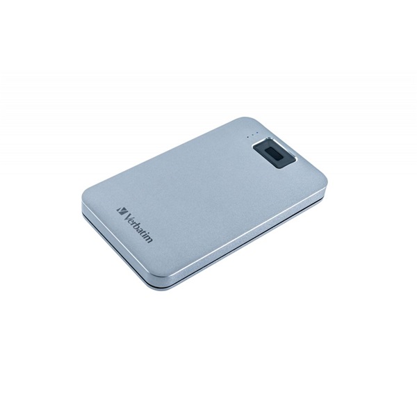 Verbatim 53652 Executive 1TB USB 3.2 Gen 1/USB-C szürke FIPS titkosított külső winchester Verbatim 53652 Executive 1TB USB 3.2 Gen 1/USB-C szürke FIPS titkosított külső winchester
