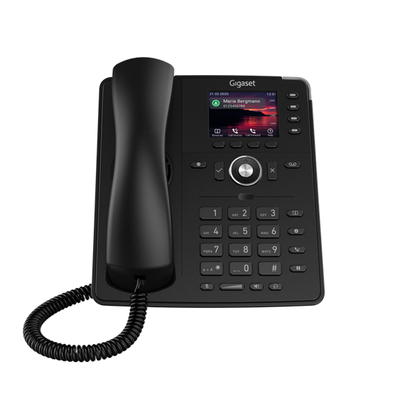 GIGASET P710 IP PRO  színes TFT kijelző  4 funckiós LED billentyűk  HD hang POE képes IP asztali telefon 