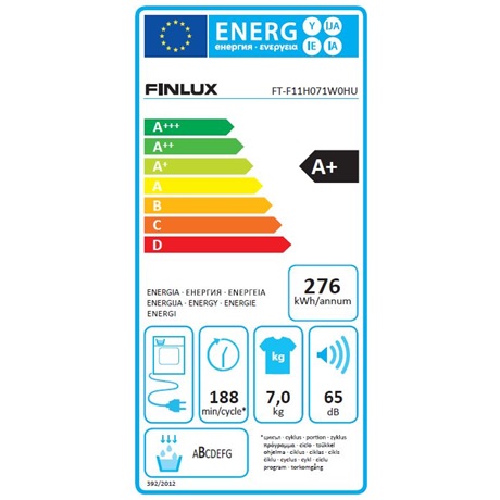 Finlux FT-F11H071W0HU Hőszivattyús szárítógép