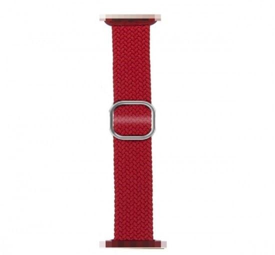 Phoner Hook Apple Watch csatos fonott szövet szíj 38/40/41mm piros (72604)