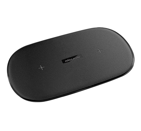 NILLKIN hálózati töltő állomás (10W, gyorstöltés tám., QI Wireless, 2 készülék egyidejű töltésére, bőr hatású) FEKETE (MC031) NILLKIN hálózati töltő állomás (10W, gyorstöltés tám., QI Wireless, 2 készülék egyidejű töltésére, bőr hatású) FEKETE (MC031)