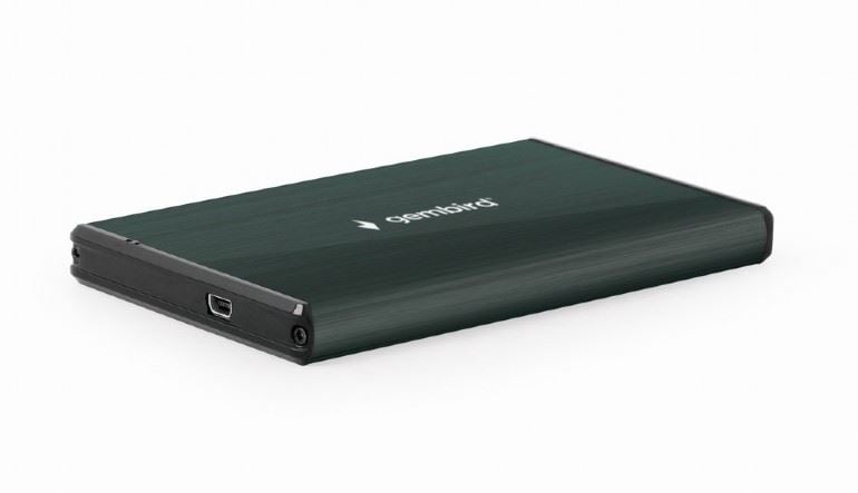 Gembird 2.5'' külső SATA merevlemez ház USB 3.0 zöld (EE2-U3S-3-G)