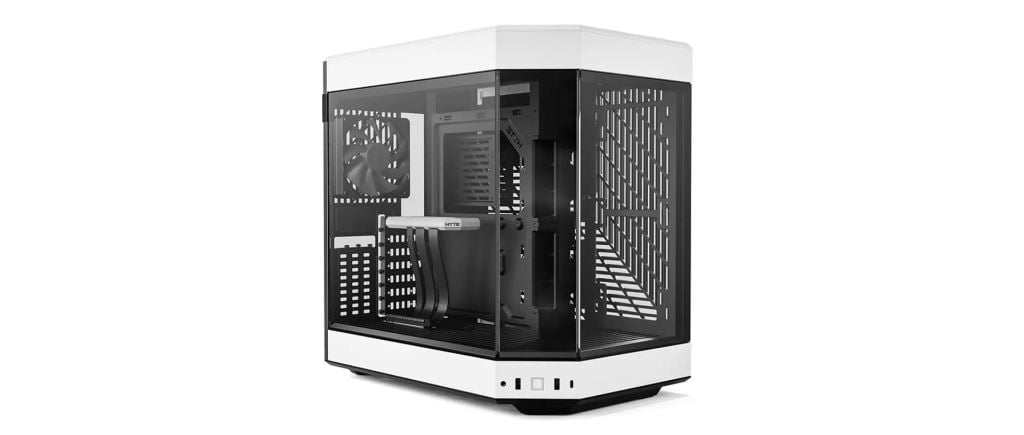 HYTE CS-HYTE-Y60-BW Y60 táp nélküli ablakos ház fehér-fekete  