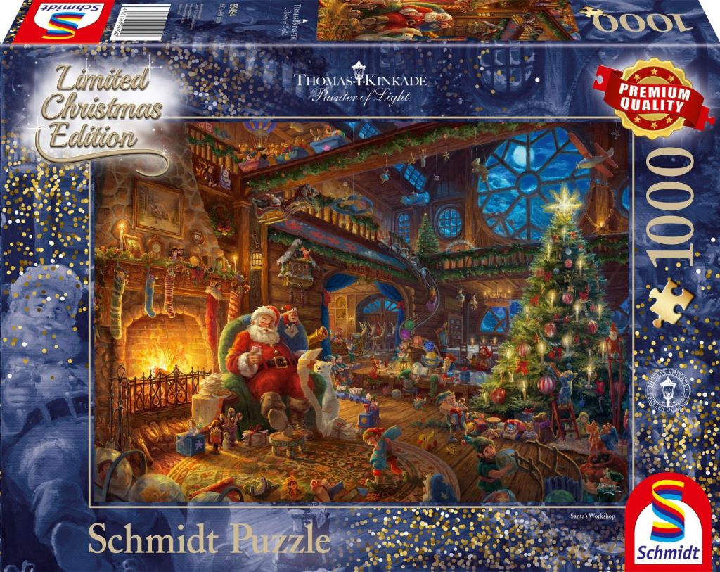 Schmidt Santa Claus and his elves (Limitált kiadás) 1000 db-os puzzle Schmidt Santa Claus and his elves (Limitált kiadás) 1000 db-os puzzle
