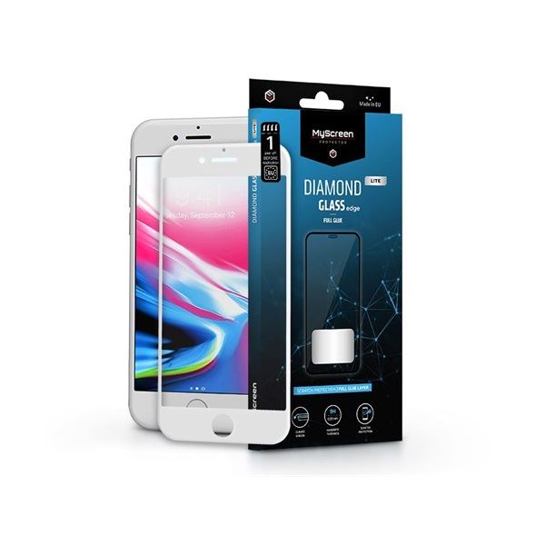 MyScreen iPhone 7/iPhone 8 2.5D üveg kijelzővédő fólia (LA-1971) MyScreen iPhone 7/iPhone 8 2.5D üveg kijelzővédő fólia (LA-1971)