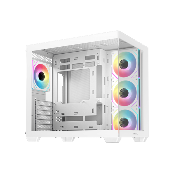 DeepCool CG530 4F WH Fehér  ablakos  4x12cm A-RGB BTF  ATX Számítógépház  