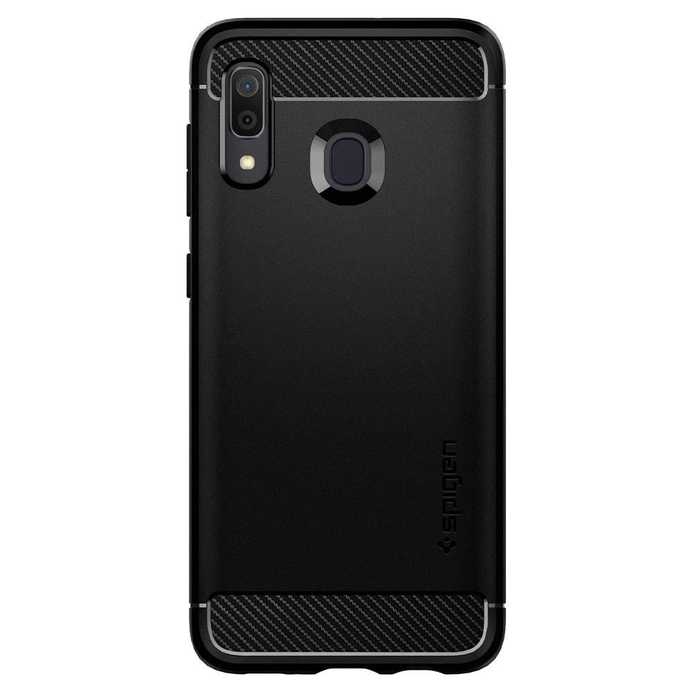 Spigen Rugged Armor Samsung Galaxy A30 hátlaptok fekete (617CS26243)