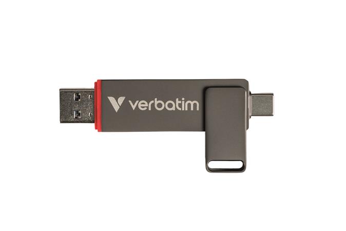 VERBATIM Dual QuickStick 512GB USB-A/C 3.2 Gen1 Pendrive Fekete