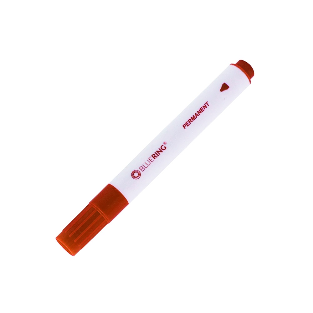 Bluering Alkoholos marker 3mm, kerek végű  piros (JJ20523B)
