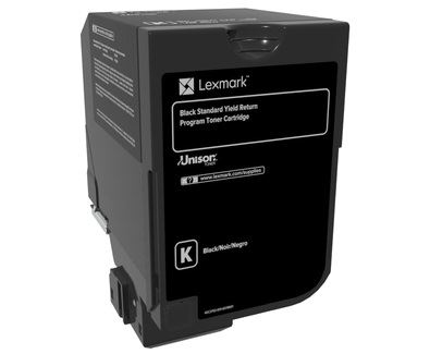 Lexmark CS720, CS725, CX725 normál kapacitású tonerkazetta fekete (74C2SK0) Lexmark CS720, CS725, CX725 normál kapacitású tonerkazetta fekete (74C2SK0)