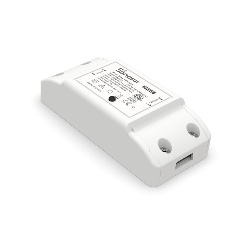 Sonoff Basic (R2) Wi-Fi-s kapcsoló relé (SON-REL-BAS-R2) Sonoff Basic (R2) Wi-Fi-s kapcsoló relé (SON-REL-BAS-R2)