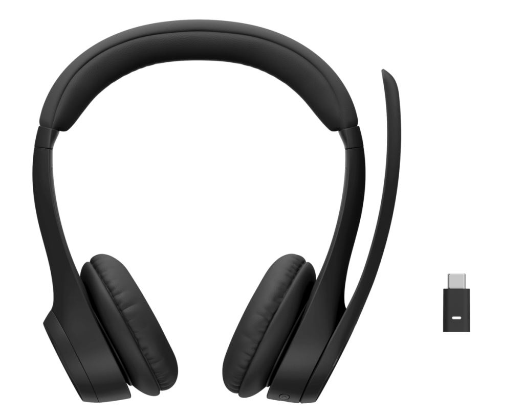 Logitech Zone 305 Teams headset fekete (981-001451)