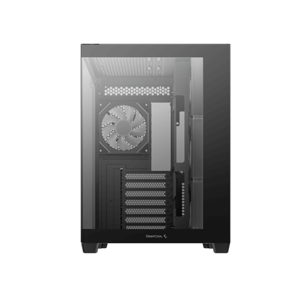 DeepCool CG530 4F ablakos 4x12cm A-RGB  BTF  ATX Számítógépház Fekete  