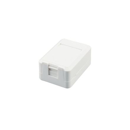 Equip Keystone fali aljzat 1 port, Cat5e/Cat6/Cat6A, árnyékolatlan, porvédő, fehér (125121)
