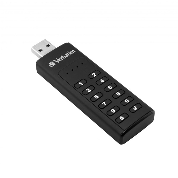 Verbatim 49428 Keypad Secure Store`n`Go 64GB USB-A 3.0 Flash Drive