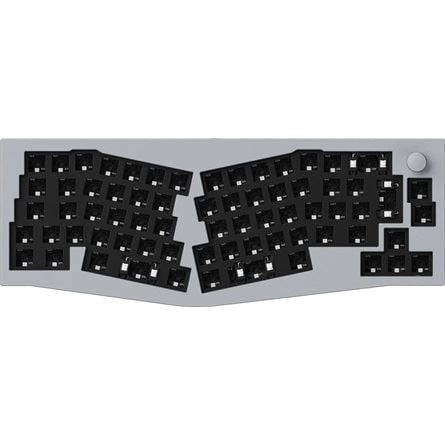 Keychron Q8 Swappable RGB Backlight Knob ISO barebone billentyűzet szürke (Q8-F2) Keychron Q8 Swappable RGB Backlight Knob ISO barebone billentyűzet szürke (Q8-F2)