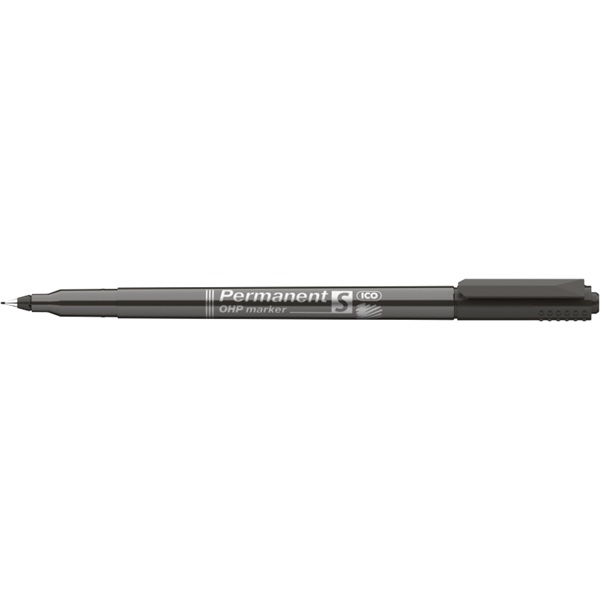 ICO OHP S 0,3mm fekete permanent marker