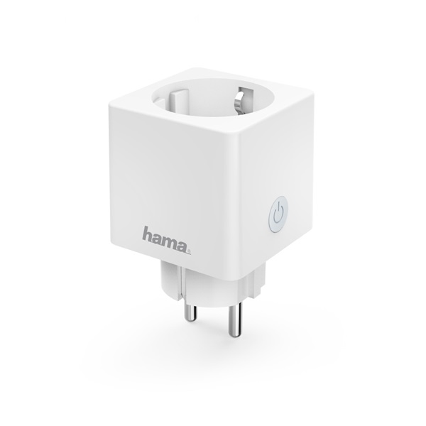Hama 176573 WiFi okos mini konnektor 3.680W 16A fehér Hama 176573 WiFi okos mini konnektor 3.680W 16A fehér