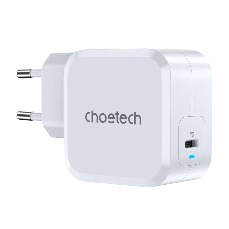 Choetech EU PD8007 USB-C PD45W töltő Fehér 