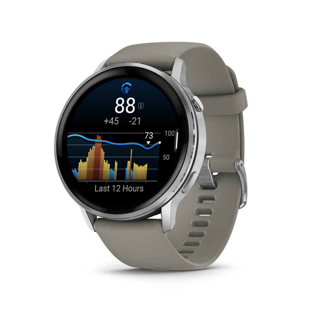 Garmin Venu 4 - 45 mm Okosóra  Ezüst-szürke