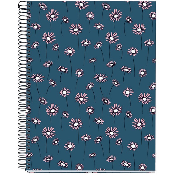 Miquelrius Daisies A4 4x30 lap vonalas spirálfüzet Miquelrius Daisies A4 4x30 lap vonalas spirálfüzet