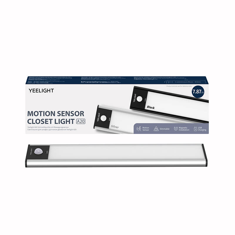 Yeelight bútorvilágítás mozgásérzékelővel, 20 cm (ezüst) Yeelight bútorvilágítás mozgásérzékelővel, 20 cm (ezüst)