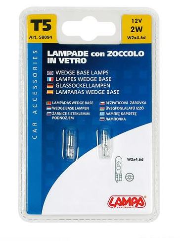 Lampa T5 (W2x4,6d) izzó, pár (0158094)