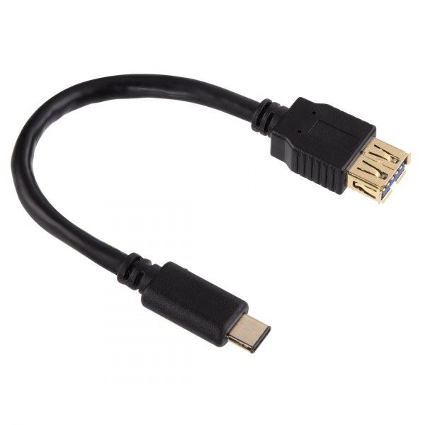 Hama USB C --> USB 3.0 adatkábel 15cm (135712)