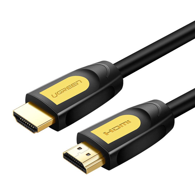 UGREEN HD101 HDMI 1.4 kábel FullHD 60Hz 10 m Fekete-sárga
