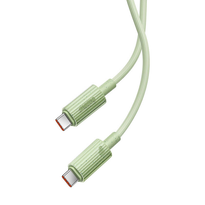 Fast Charging cable Baseus USB-C to USB-C Habitat Series 2m 100W (green)