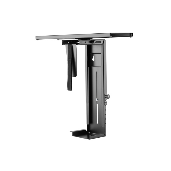 Equip  650892  asztallap aljára rögzíthető Max.: 10kg PC állvány Fekete 